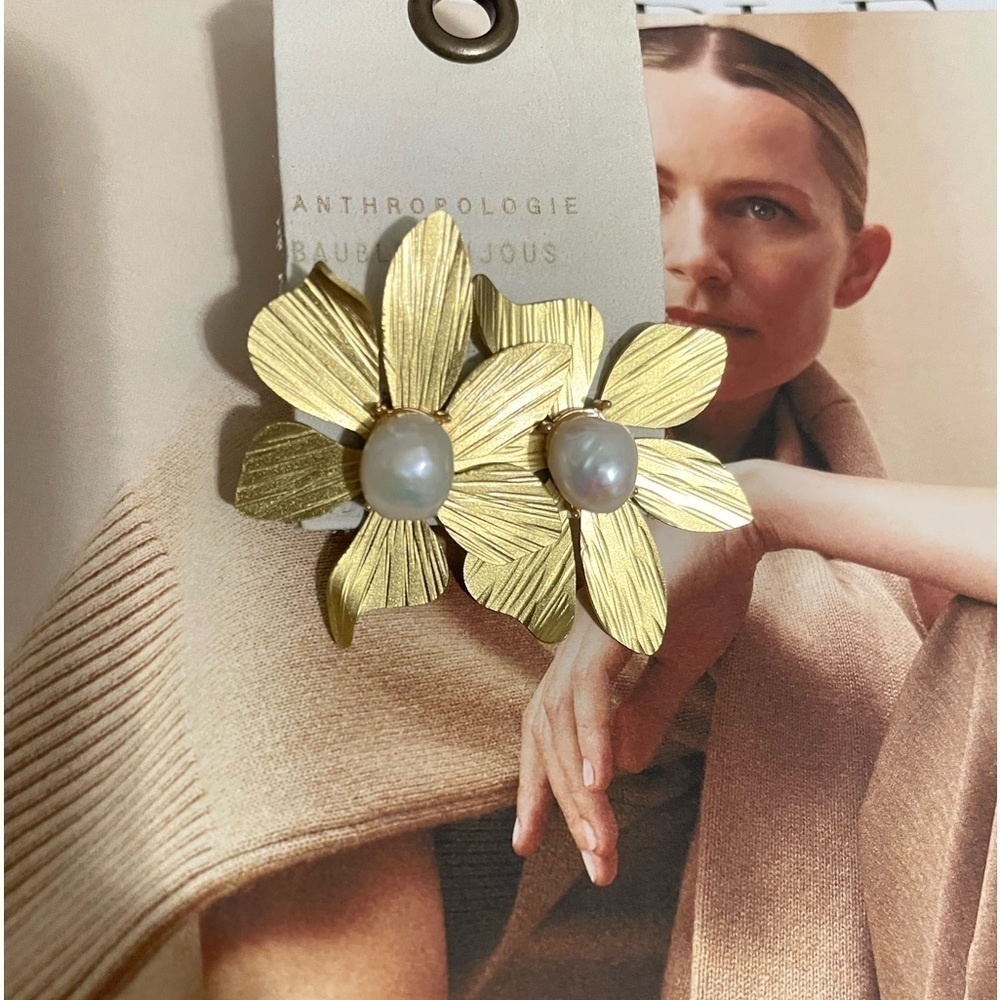 - New - Anthropologie earrings - Picture 2 of 2